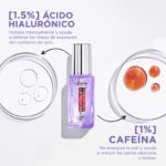 Loreal Revitalift 2.5% Acido Hialuronico + Cafeina Serum Rellenador De Ojos 20ml - Imagen 2