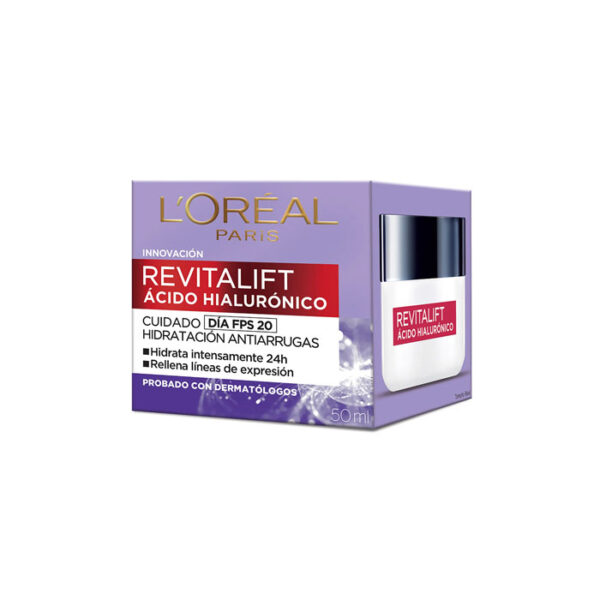 Loreal Ácido Hialurónico Crema de día Hidratante con FPS 50ml