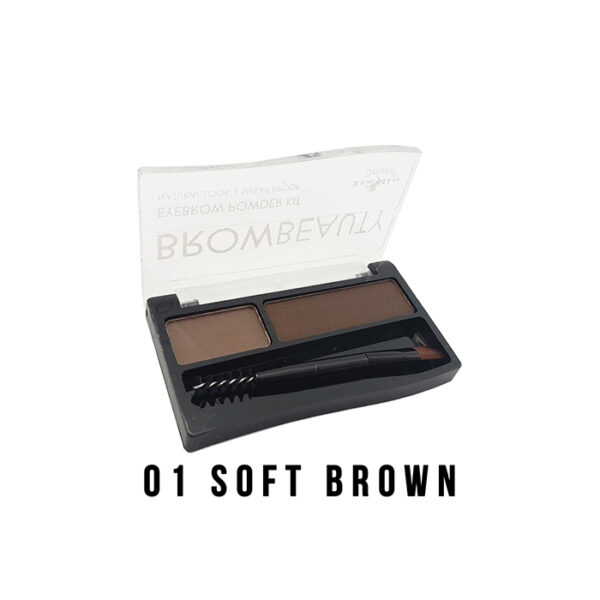 Italia Deluxe Kit de polvos para cejas BrowBeauty