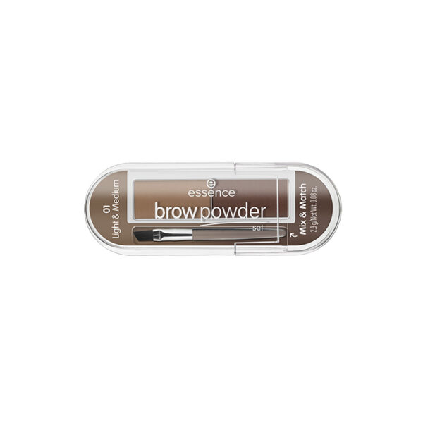 Essence brow powder set de sombras en polvo para cejas