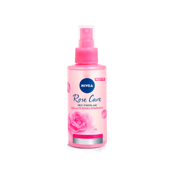 Nivea rose care mist facial hidratante agua de rosas 150ml