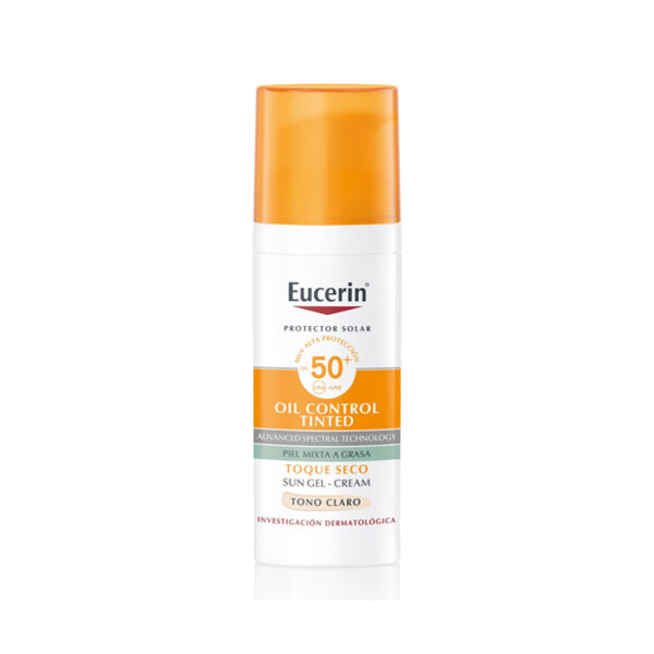Eucerin Sun Face Oil Control Tono Claro FPS50+ 50ml