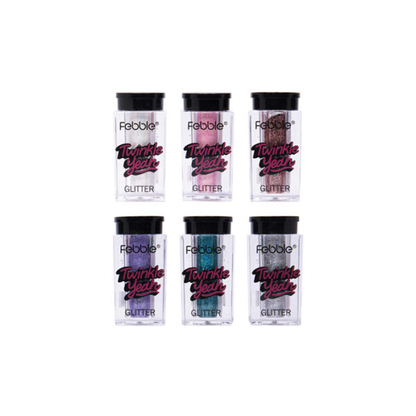 Febble Glitter Suelto Twinkle varios colores