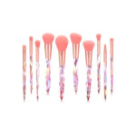 Kingtree - Juego de 10 brochas de maquillaje de cristal