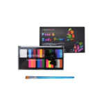 Fairnova Paleta de pintura corporal para rostro activada por agua de 10 colores