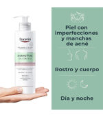 Eucerin Dermopure Oil Control Gel Limpiador Concentrado Triple Efecto 400 ml - Imagen 2