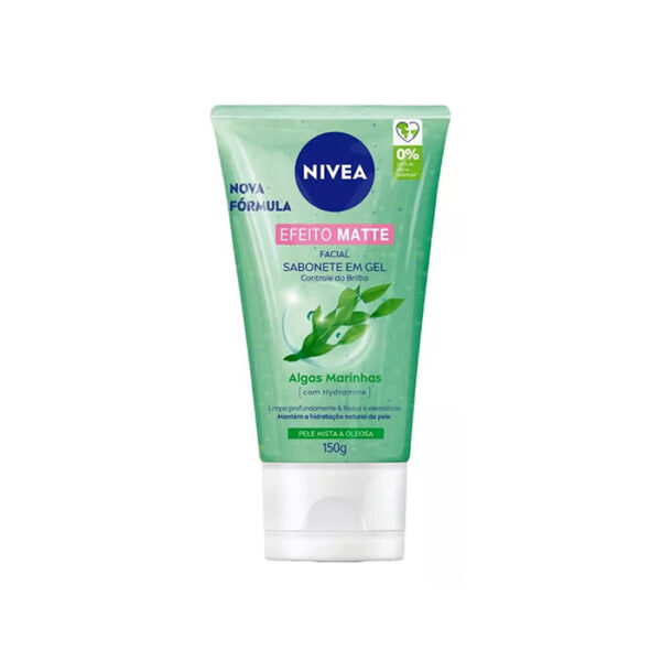 Nivea Jabón facial en gel purificante con efecto mate 150g