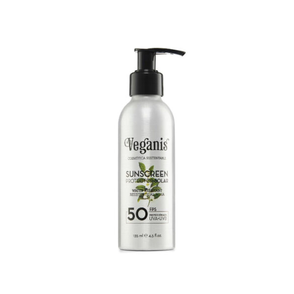 Veganis Sunscreen Protector solar Water resistant FPS 50+ 135ml.