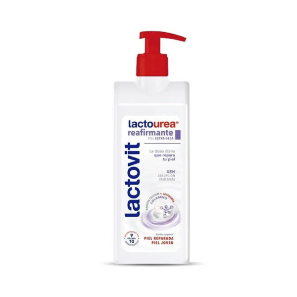 Lactovit Crema corporal reafirmante con colágeno piel extra seca 400 ml