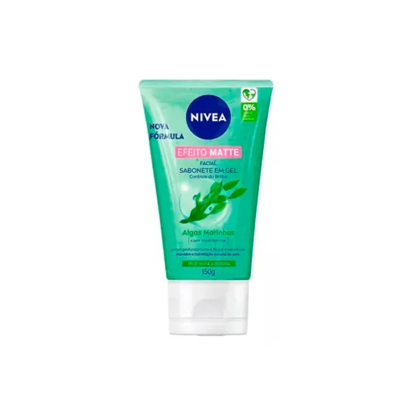Nivea Jabón facial en gel purificante con efecto mate 150g