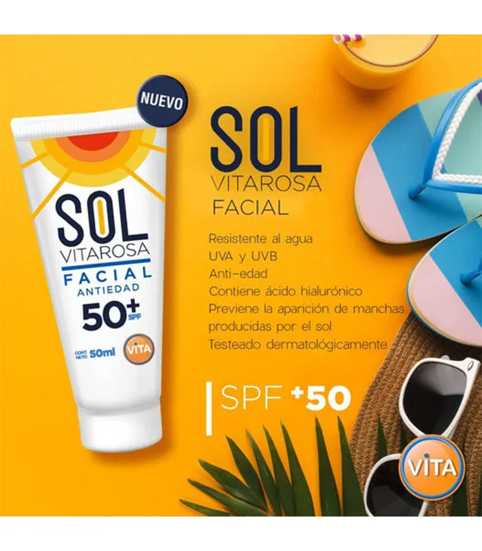 Vitarosa Protector Solar Antiedad 50ml - Imagen 2