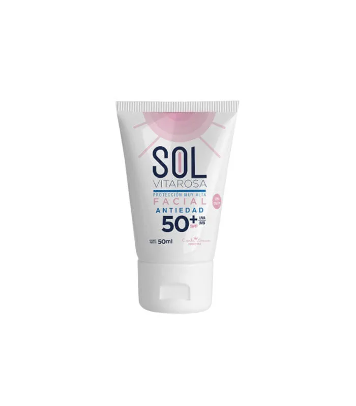 Vitarosa Protector Solar Antiedad con Color 50ml - Imagen 1