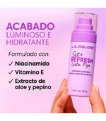 L.A. COLORS Set +Refresh Fijador Acabado hidratante 60ml - Imagen 2