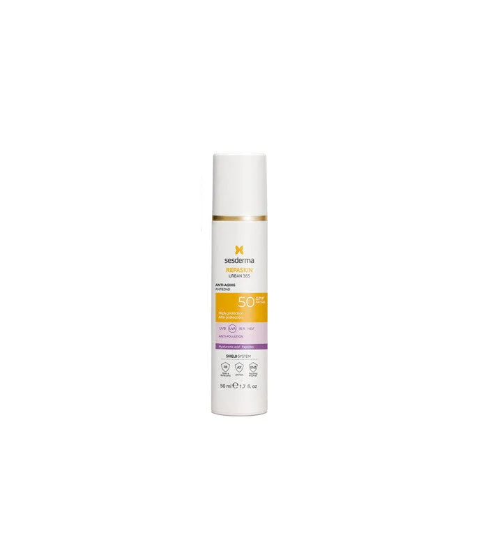 SESDERMA PROTECTOR SOLAR REPASKIN URBAN 365 ANTIEDAD SPF50 50ml - Imagen 1