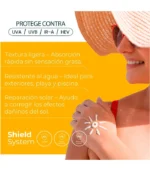 Sesderma Protector Solar Repaskin Fluido Lijero SPF50+ 200ml - Imagen 3