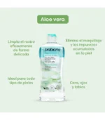 Babaria Agua Micelar Bifásica Aloe Vera 400ml - Imagen 2