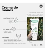 Babaria Crema De Manos Nutricion Intensa Aceite De Oliva 75ml - Imagen 2