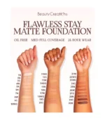 BEAUTY CREATIONS FLAWLESS STAY MATTE FOUNDATION 30ml - Imagen 2