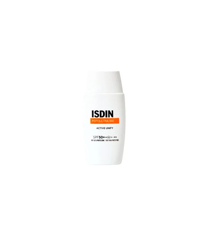 ISDIN FOTOULTRA ACTIVE UNIFY SIN COLOR SPF 50+ 50 ml - Imagen 1