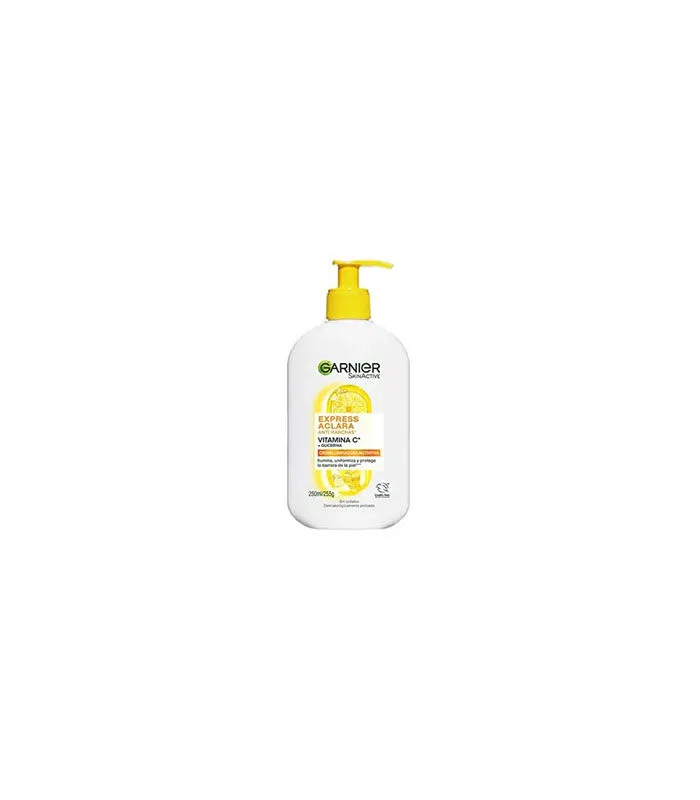 GARNIER Crema limpiadora nutritiva Vitamina C 250 ml. - Imagen 1