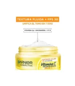 GARNIER Express Aclara Antimanchas Crema Hidratatante FPS 30 Vitamina C 50ml - Imagen 2