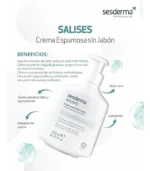 SESDERMA SALISES CREMA ESPUMOSA SIN JABON 250ml - Imagen 2