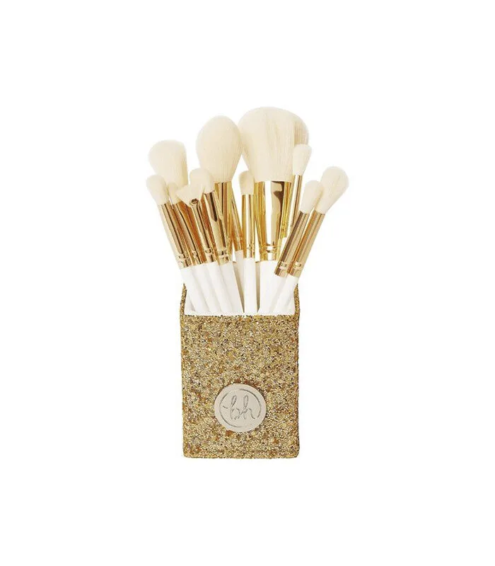 BH Cosmetics - Set de 12 Brochas White Christmas / Edición Navideña - Imagen 1