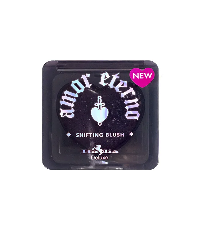 ITALIA DELUXE Amor Eterno Rubor Mágico con Brillo Shifting Blush Pink Shimmer 2.6g - Imagen 1