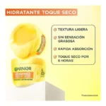 GARNIER VITAMINA C TOQUE SECO HIDRATANTE ANTIMANCHAS 85g - Imagen 2
